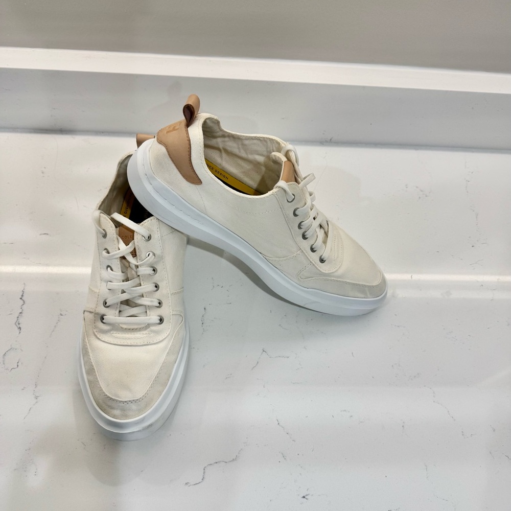 Cole Haan Natural Canvas Sneakers